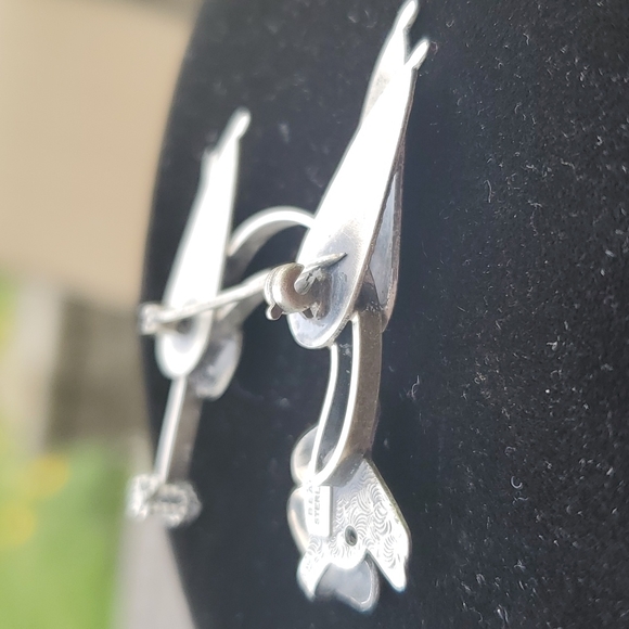 Vintage, retro, mid century Beau  sterling silver poodle pin/brooch - Picture 6 of 9